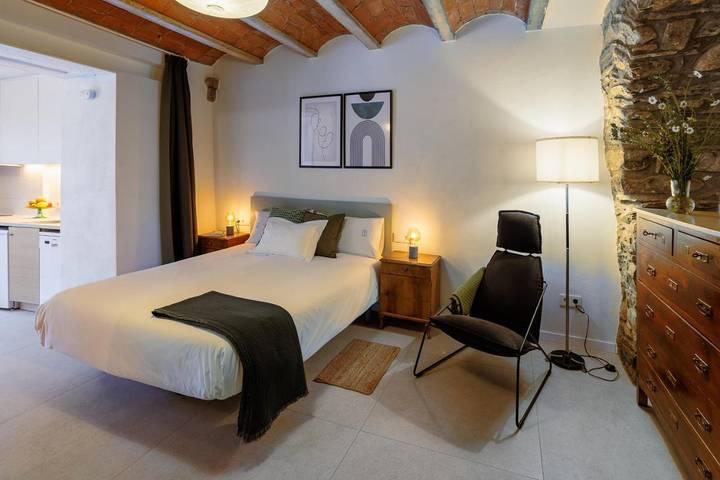 Gîte pour 2 personnes, avec Terrasse ainsi que Jardin et Vue à Vilallonga de Ter