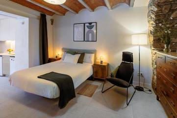 Gîte pour 2 personnes, avec vue et jardin, animaux acceptés à Vilallonga de Ter