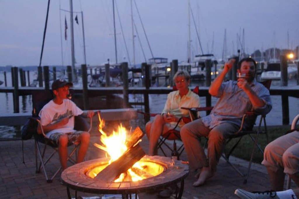 Das Bootshaus in Macatawa in Macatawa, Michigansee