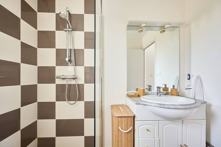 Ferienhaus für 4 Personen mit Terrasse in Barneville-Carteret, Côte de la Déroute