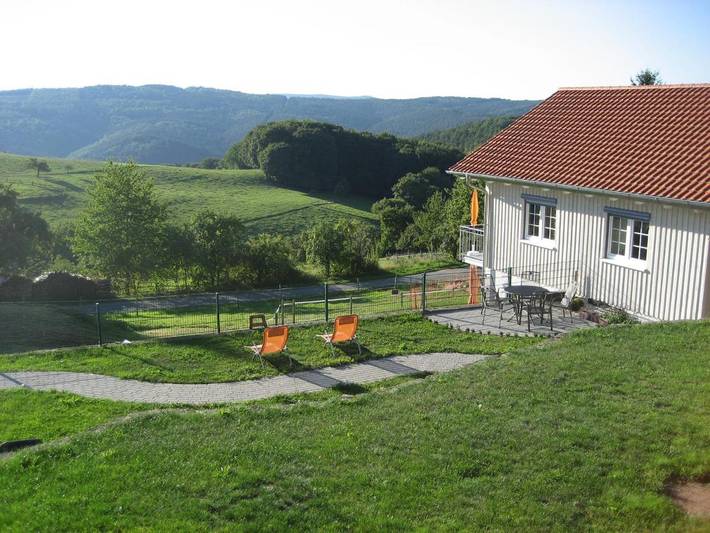 Ferienwohnung für 2 Personen, mit Balkon und Terrasse sowie Garten und Pool in Rothenberg - 3