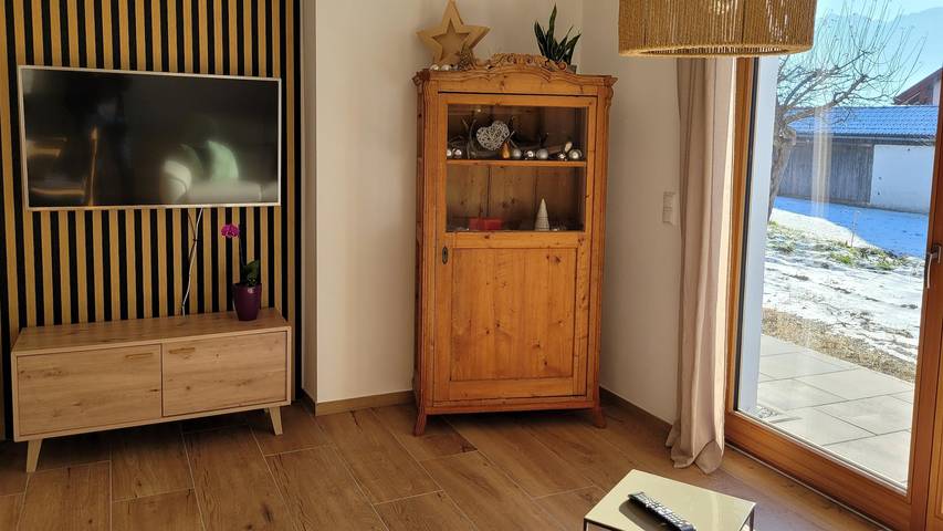 Ferienwohnung für 2 Personen, mit Terrasse und Garten in Halblech