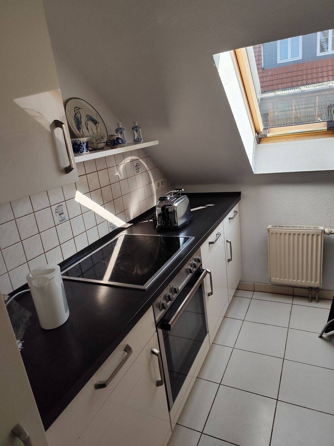 Appartement entier, 55 qm Ferienwohnung „Brockenbahnblick“ für 2-4 Personen, gegenüber vom Westerntorbahnhof in Wernigerode, Harzvorland