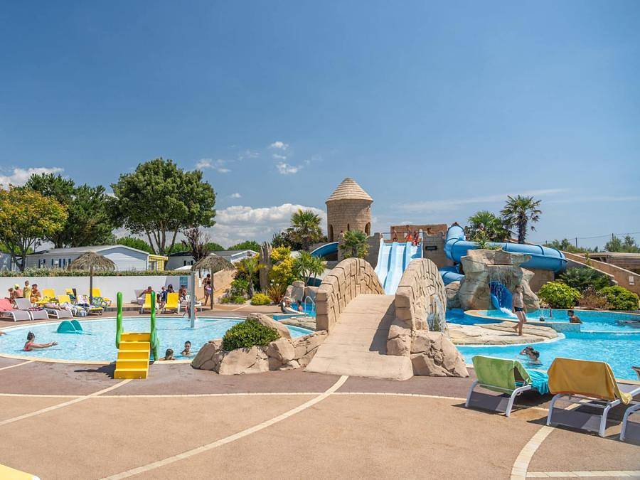 Tours Opérateurs sur Camping Acapulco - Mobilhome 6 personnes - Camping Acapulco Mh 3 chambres Confort terrasse couverte (5/6p 30m²) 6 pers in Saint-Jean-de-Monts, Vendée