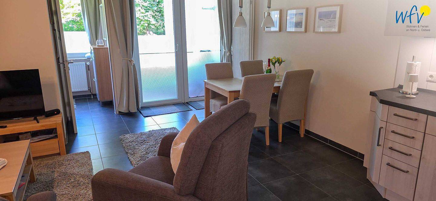 Appartement entier, Ferienwohnung Meents Oase auf Langeoog – Wohlfühlen mit Balkon & Garten in Langeoog