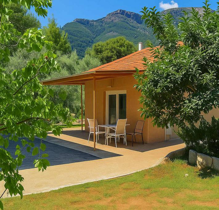 Vakantiewoning voor 3 personen, met balkon/terras op Thassos