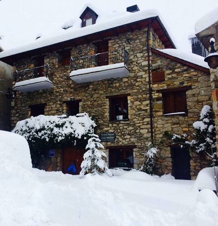 Casa de huéspuedes para 4 personas, con vistas y terraza en Valle de Benasque