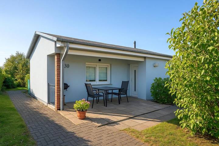Ferienhaus für 4 Personen, mit Terrasse und Garten sowie Ausblick in Zurow