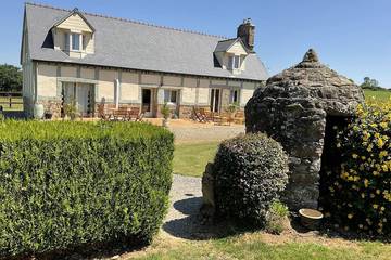 Gîte pour 6 personnes, avec jardin à La Trinité (Manche)