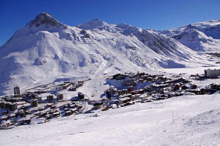 Studio voor 4 personen, met balkon in Tignes