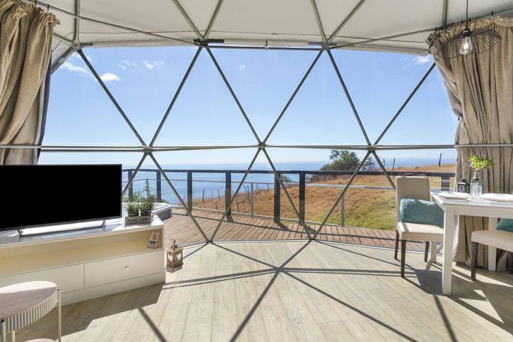 Soul Glamping – Luxus, Natur, Ozeanblick & privater Jacuzzi auf Madeira in Madeira