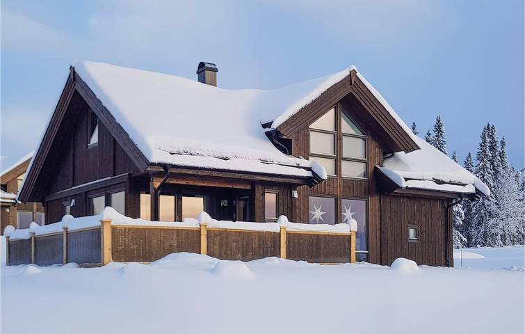 Location de vacances pour 6 personnes, avec terrasse ainsi que sauna et jardin dans Sjusjoen - 2