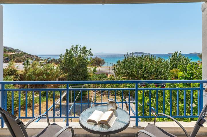 Ferienhaus für 3 Personen, mit Balkon und Garten in Andros