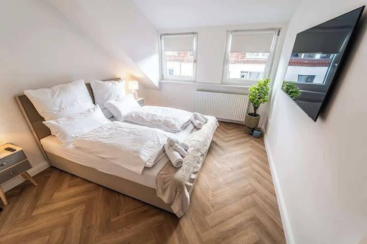 Appartement entier, Viertelglanz – Smart-Tv, stilvoll & citynah wohnen in Brême, État de Brême