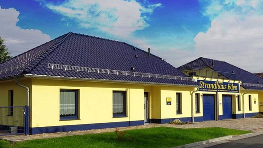 Ferienwohnung für 8 Personen, mit Terrasse und Garten sowie Seeblick in Großkoschen