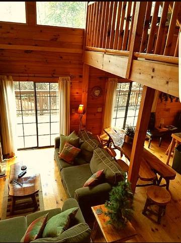Log Cabin for 10 Guests in Blue Ridge Mountains, North Carolina, Picture 4