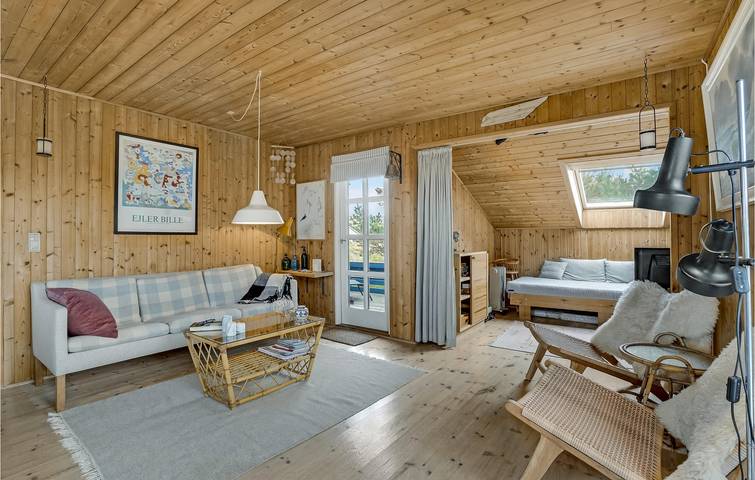 Ferienhaus für 4 Personen mit Terrasse in Lild Strand, Dänemark an der Nordsee