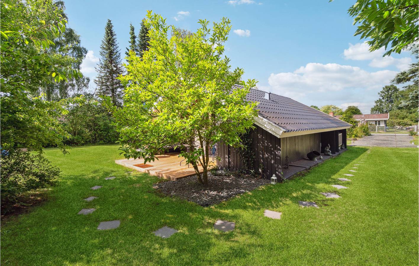 Ferienhaus für 4 Personen mit Terrasse in Vellerup, Skibby