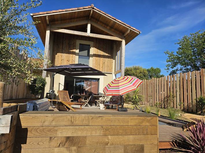 Gîte pour 6 personnes, avec piscine ainsi que balcon et jardin à Moliets-et-Maa - 2