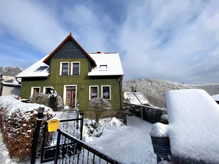 Ferienwohnung für 10 Personen, mit Garten und Balkon sowie Sauna und Ausblick, mit Haustier in Rübeland