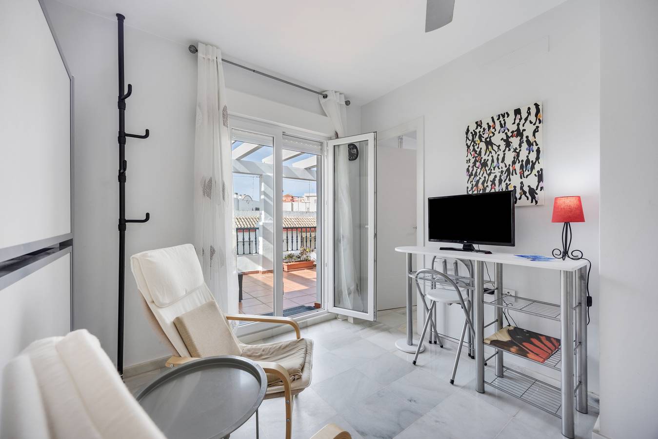 Ganze Wohnung, Apartment 'Ático Playa de Rota' mit privater Terrasse, Wlan und Klimaanlage in Rota, Costa de la Luz