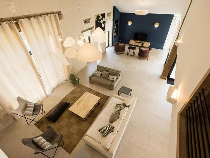 Location de vacances pour 10 personnes, avec terrasse et piscine à Saint-Paul-Lizonne - 4
