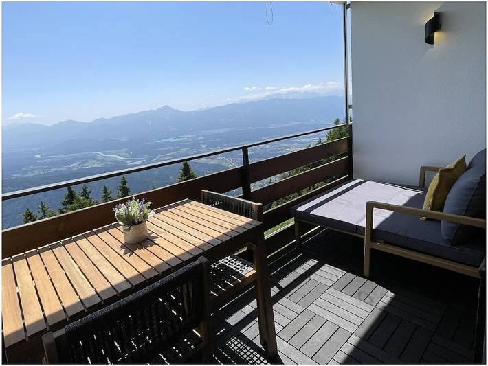 Chalet für 2 Personen, mit Garten und Balkon, mit Haustier in Gerlitzen