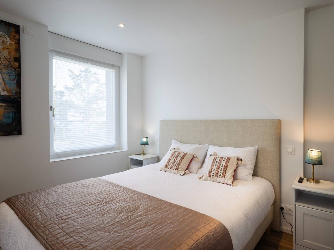 Chambres D'hotes Au Point De Vue « Chambre Île aux Moines » avec vue sur mer et Wi-Fi in Perros-Guirec, Côte de Granit Rose