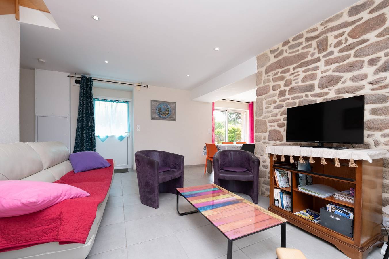 Casita de campo "La Clé Du Bonheur" con terraza privada, jardín compartido y Wi-Fi in Crach, Côte des Mégalithes