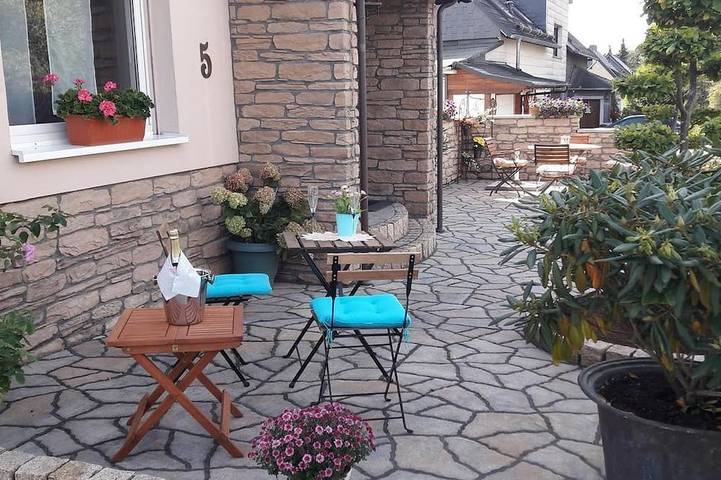 Ferienwohnung für 5 Personen, mit Terrasse