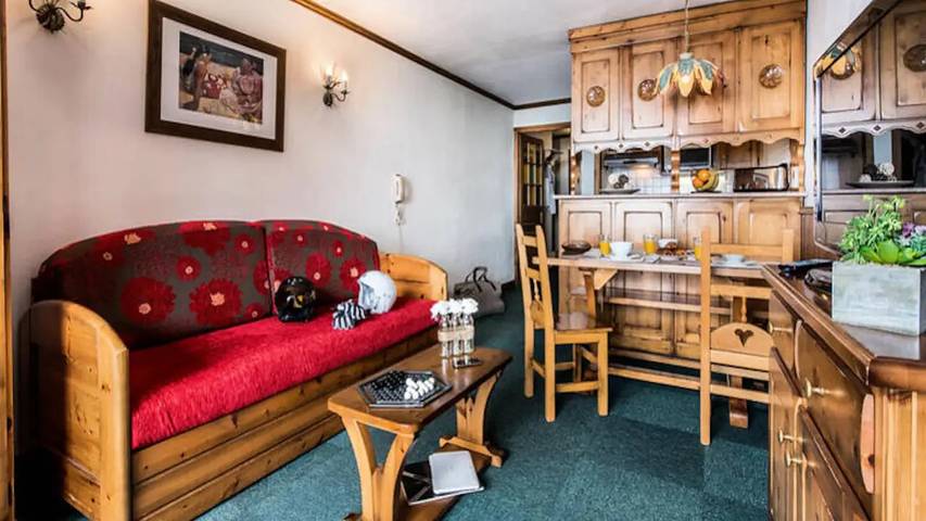Chalet pour 4 personnes, avec Balcon à Val Thorens - 3