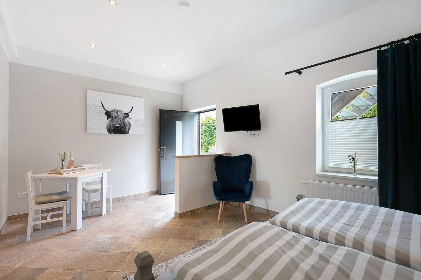 Ganzes Studio, Ferienwohnung '4 - Weide' mit Gemeinschaftsterrasse und Wi-Fi in Wietstock, Ludwigsfelde