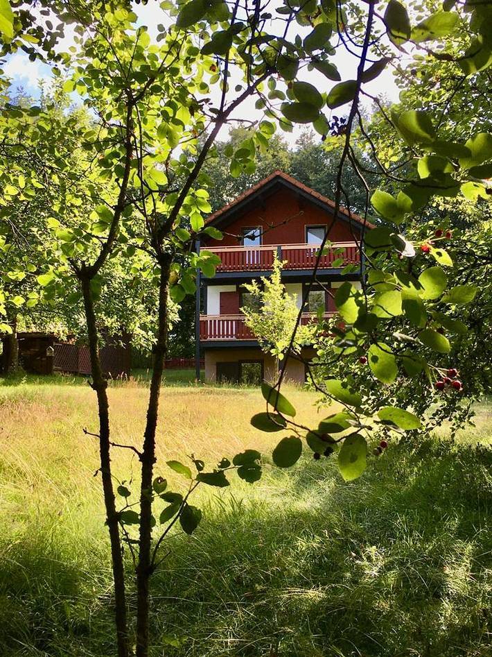 Ferienhaus für 4 Personen, mit Balkon und Terrasse sowie Garten und Sauna an der Rhön