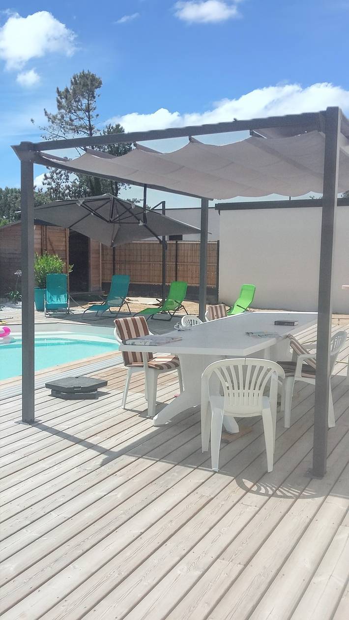 Villa pour 6 personnes, avec terrasse ainsi que jardin et piscine à Saint-Jean-de-Monts - 3