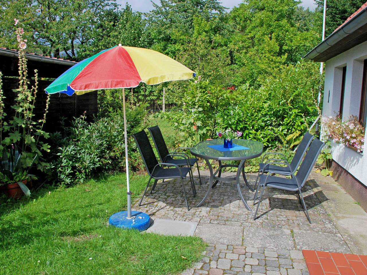 Ganze Ferienwohnung, Ferienhaus in Lauterbach mitterrasse und Kachelofen in Lauterbach (Rügen), Putbus