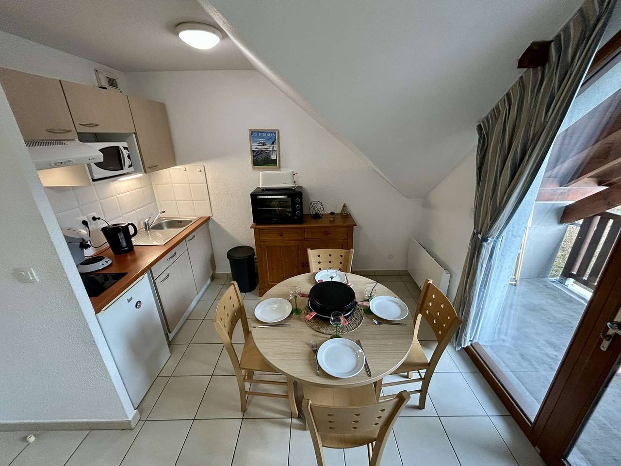 Studio entier, Studio cabine avec wifi et parking - 4 pers. in Arreau, Pyrénées