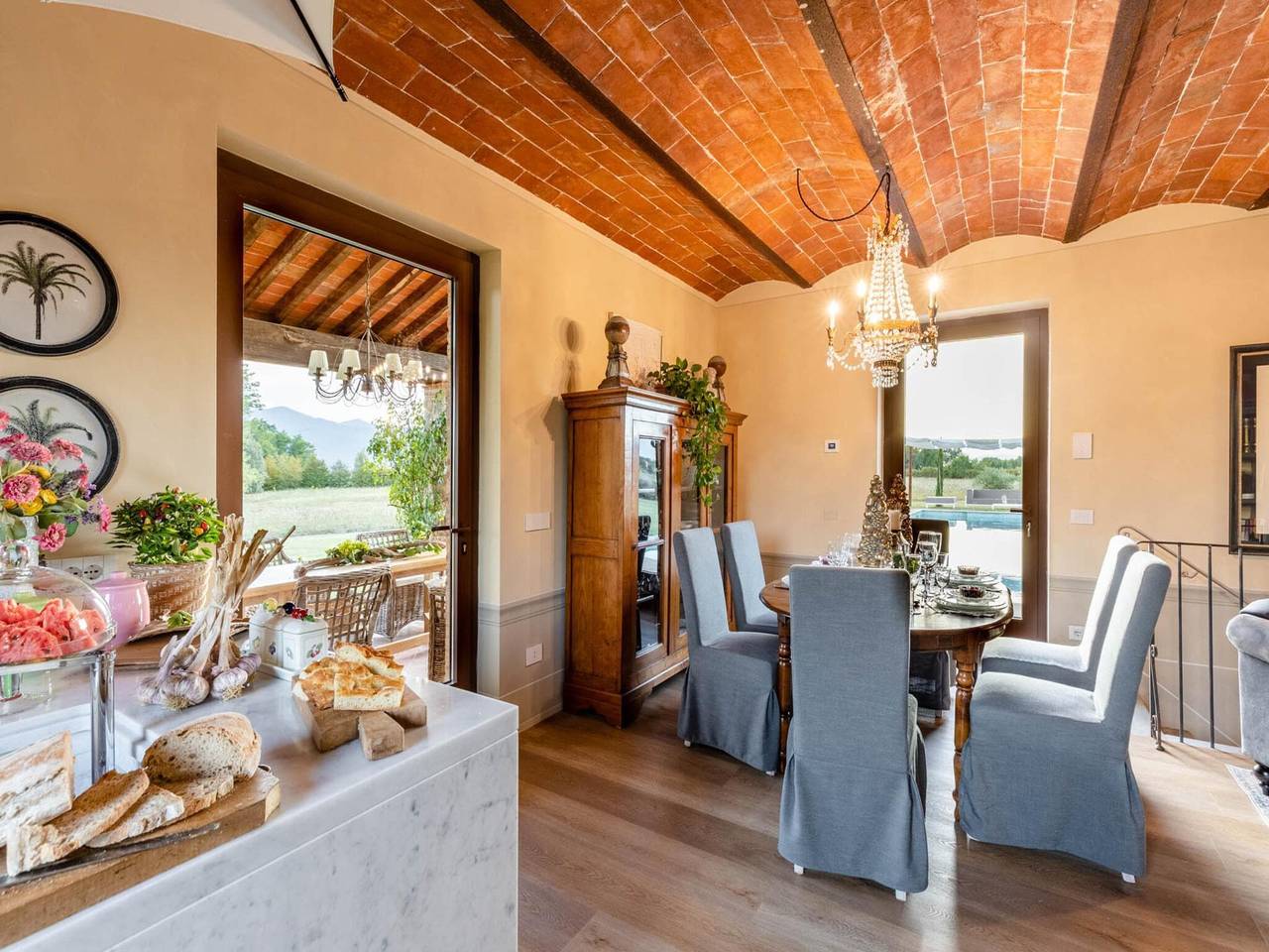 Gård i Toscana med basseng og pizzaovn in Orentano, Castelfranco di Sotto