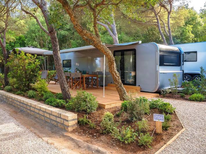 Bungalow für 2 Personen, mit Pool und Garten sowie Ausblick, mit Haustier in der Maremma - 3