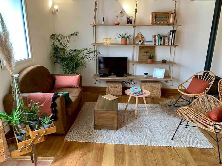 Maison de vacances pour 4 personnes, avec jacuzzi et jardin