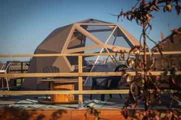 Tente pour 3 personnes, avec vue ainsi que jardin et terrasse en Gironde