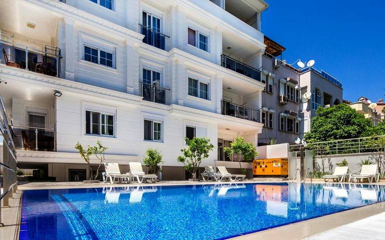 Hôtel pour 4 personnes, avec jardin ainsi que vue et piscine à Antalya - 3