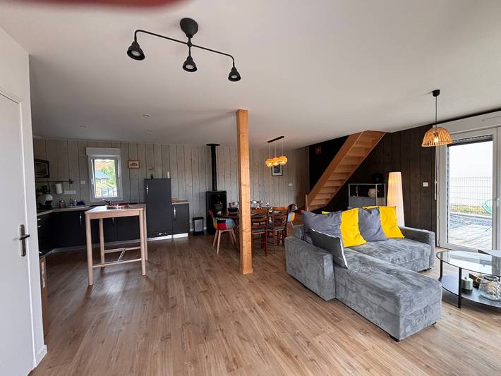 Ferienhaus 'Gîte 6 Personen' mit privater Terrasse, Garten und Wlan in Heugueville-sur-Sienne, Coutances und Umgebung