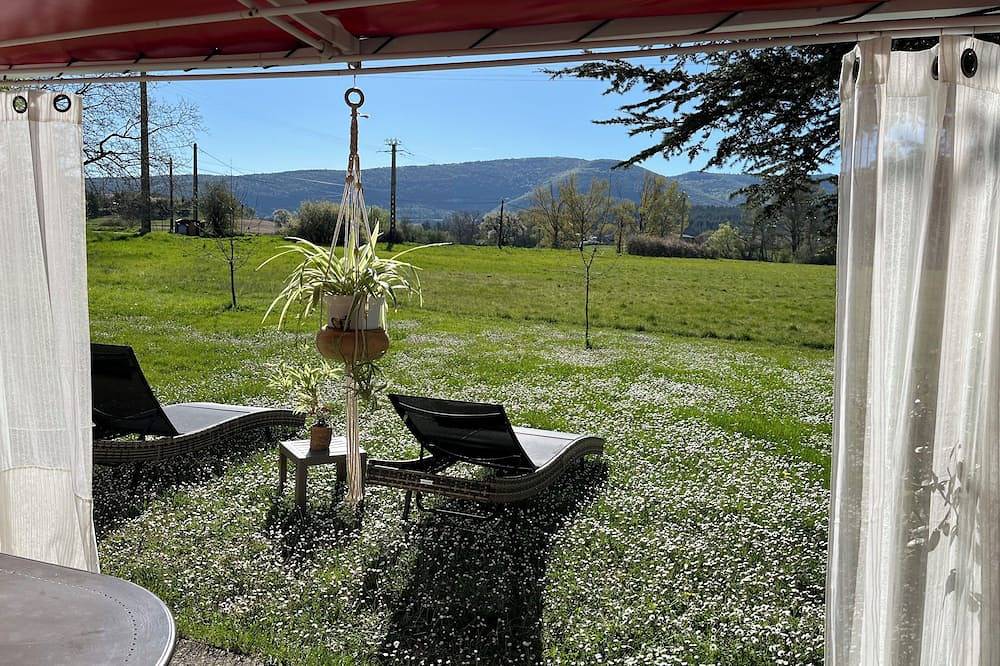 Ruhiges Ferienhaus am Fuße des Mont Ventoux, zwischen Sault und den Schluchten der Nesque in Monieux, Parc naturel régional du Mont-Ventoux