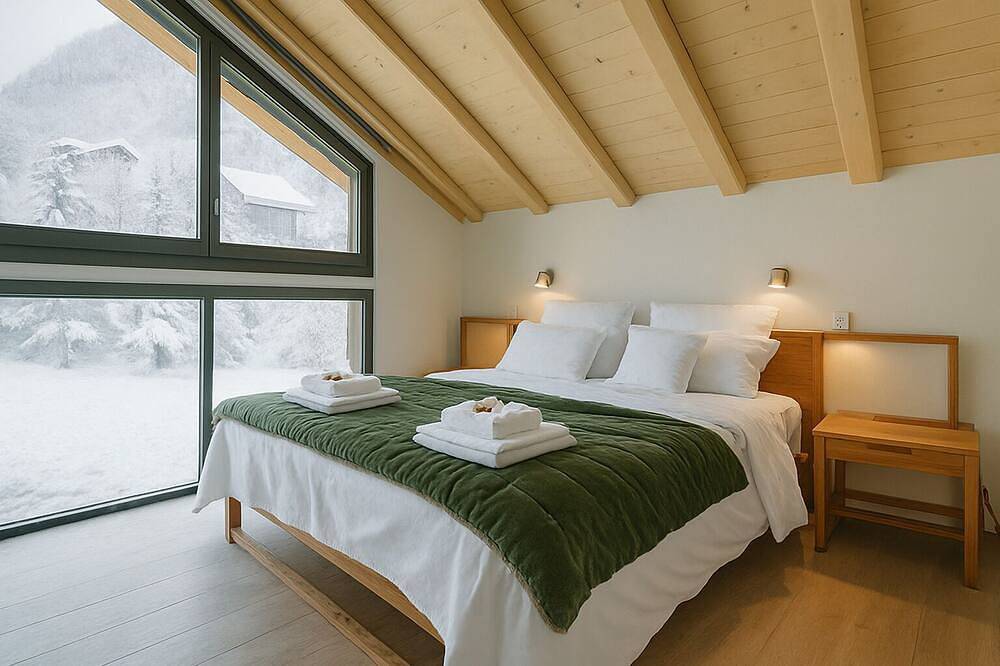 Luxury Chalet 12 Guests – Mont-Blanc View – Near Chamonix in Servoz, Region Bonneville