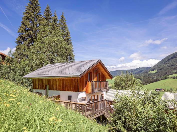 Ferienhaus für 8 Personen, mit Balkon und Terrasse sowie Garten und Pool in Dachstein West