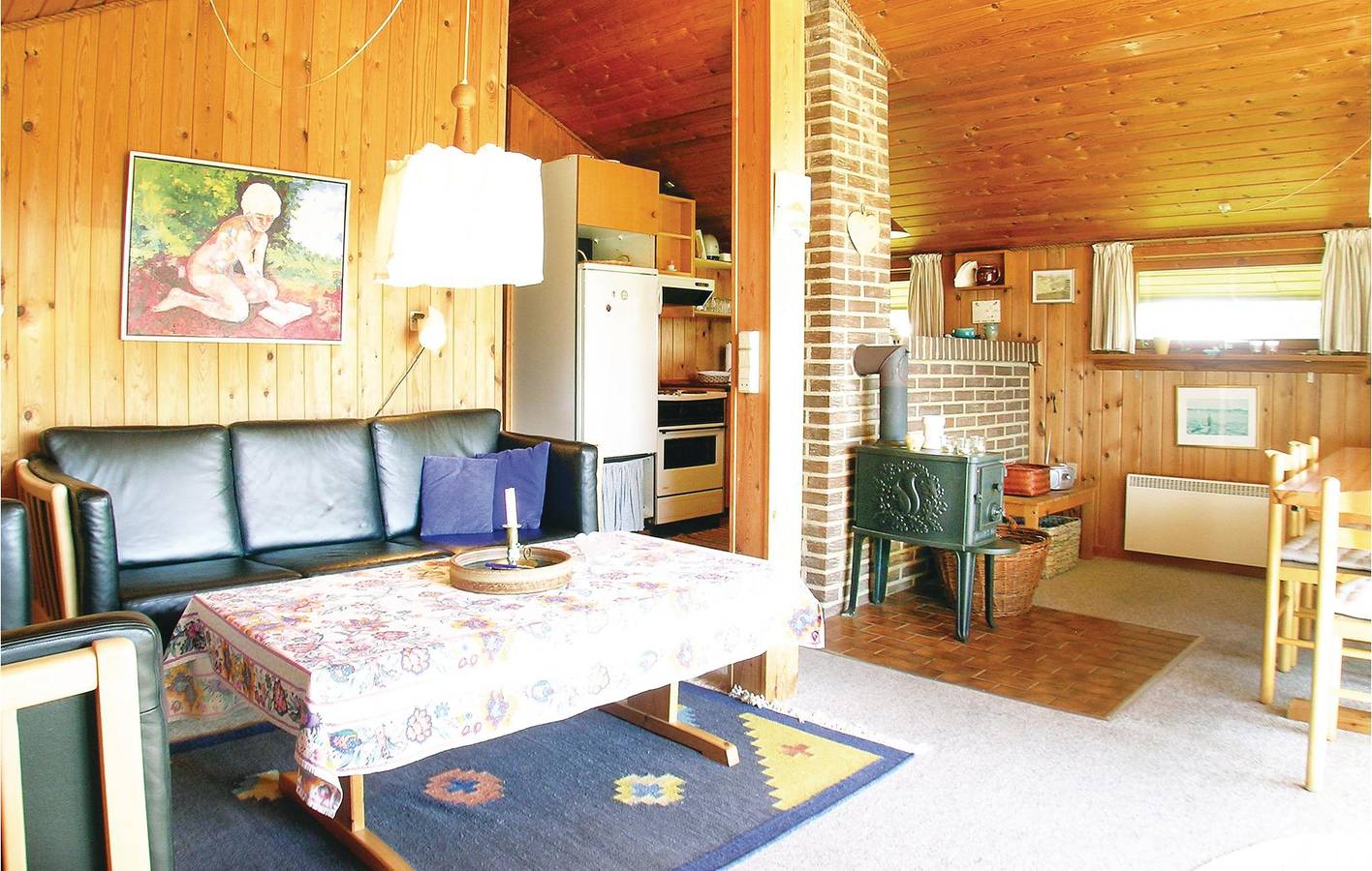 Ferienhaus für 6 Personen mit Terrasse in Bjerregård, Holmsland Klit