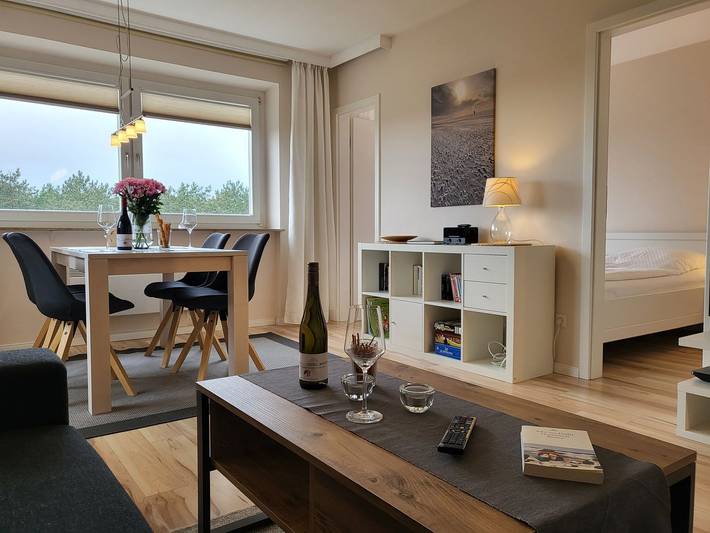 Ferienwohnung für 3 Personen, mit Seeblick und Ausblick sowie Garten in St. Peter-Ording - 4