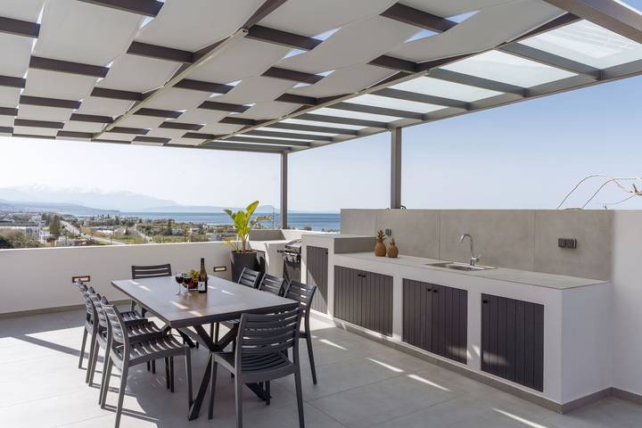 Villa für 11 Personen, mit Balkon und Garten sowie Sauna auf Kreta - 4