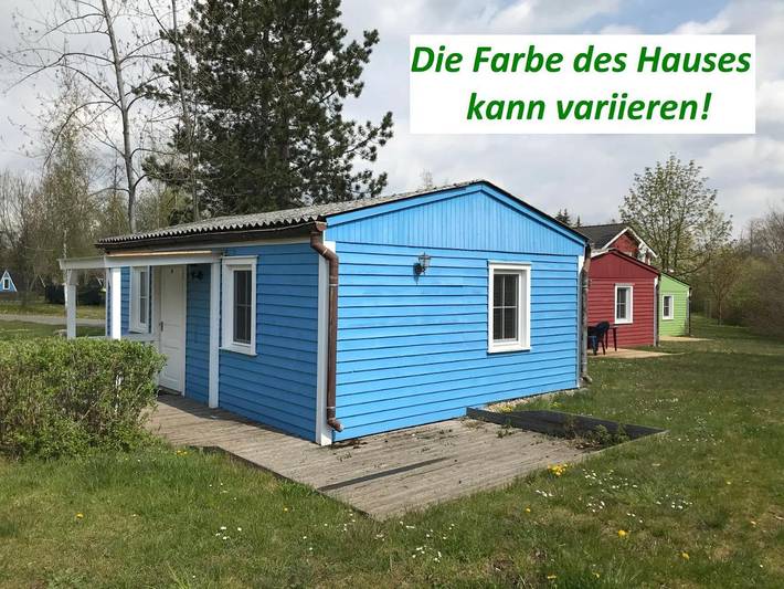 Ferienhaus für 4 Personen, mit Terrasse und Seeblick sowie Ausblick in Leipzig
