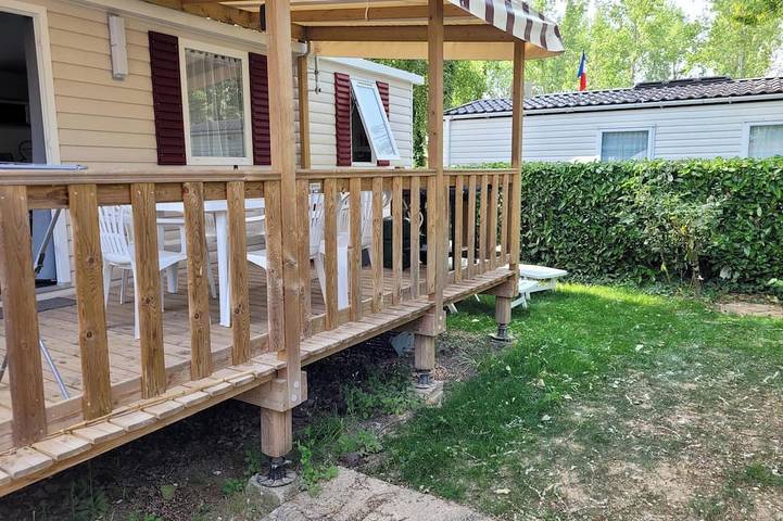 Camping pour 6 personnes, avec jardin, animaux acceptés à Onzain